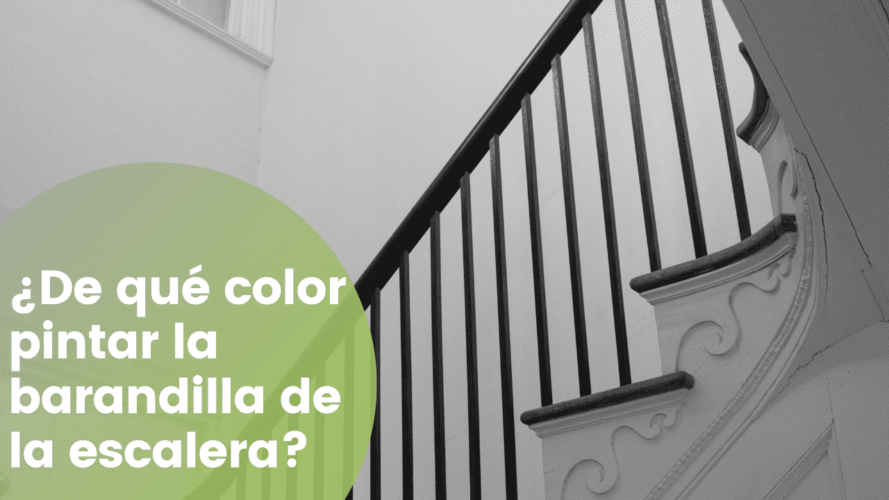 de qué color pintar la barandilla de la escalera